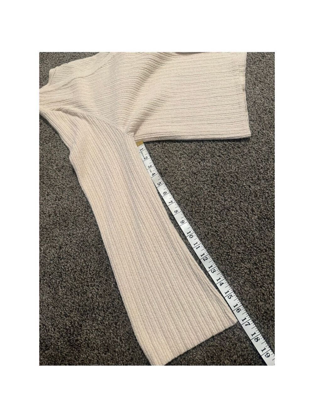 Old Navy Beige Ribbed V Neck Cardigan Women's XXL - Picture 7 of 9
